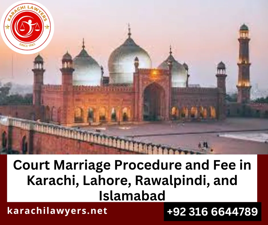 Court Marriage Procedure in Lahore, Karachi, Rawalpindi and Islamabad, Pakistan